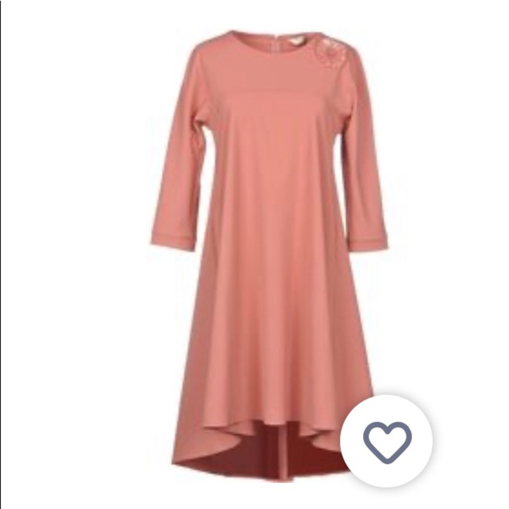 pink midi dress flower BNWT made in Italy sz 4